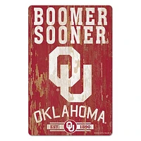 WinCraft Oklahoma Sooners 11'' x 17'' Slogan Wood Sign