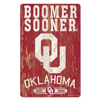 WinCraft Oklahoma Sooners 11'' x 17'' Slogan Wood Sign