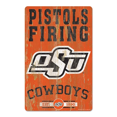 WinCraft Oklahoma State Cowboys 11'' x 17'' Vintage Decorative Sign