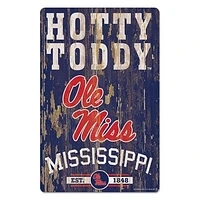 WinCraft Ole Miss Rebels 11'' x 17'' Slogan Wood Sign