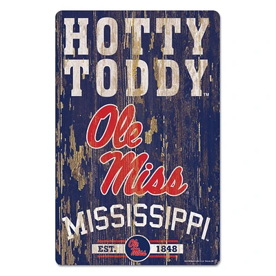 WinCraft Ole Miss Rebels 11'' x 17'' Slogan Wood Sign