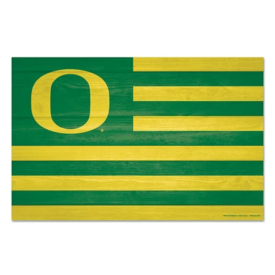 WinCraft Oregon Ducks 11'' x 17'' Americana Wood Sign