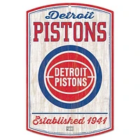 WinCraft Detroit Pistons 11'' x 17'' Hardwood Classics Decorative Sign
