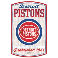 WinCraft Detroit Pistons 11'' x 17'' Hardwood Classics Decorative Sign