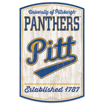 WinCraft Pitt Panthers 11" x 17" Decorative College Vault Wood Sign