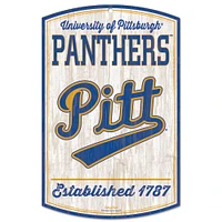 WinCraft Pitt Panthers 11" x 17" Decorative College Vault Wood Sign