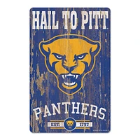 WinCraft Pitt Panthers 11'' x 17'' Slogan Wood Sign
