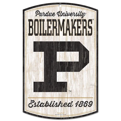 WinCraft Purdue Boilermakers 11" x 17" Decorative College Vault Wood Sign