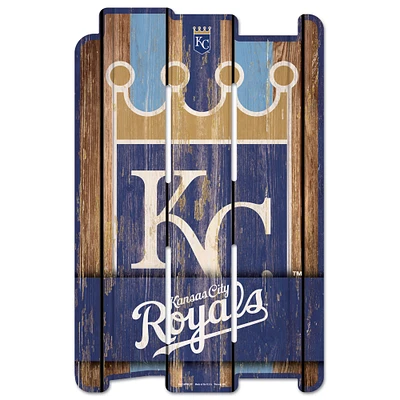WinCraft Kansas City Royals 11'' x 17'' Fence Decorative Wood Sign