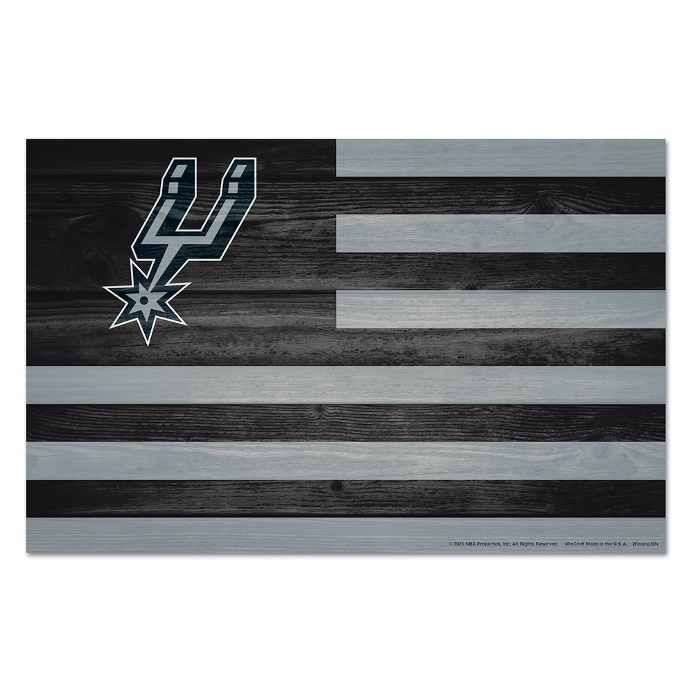 WinCraft San Antonio Spurs 11'' x 17'' Americana Wood Sign