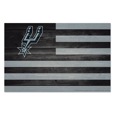 WinCraft San Antonio Spurs 11'' x 17'' Americana Wood Sign
