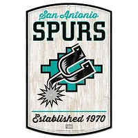 WinCraft San Antonio Spurs 11'' x 17'' Hardwood Classics Decorative Sign
