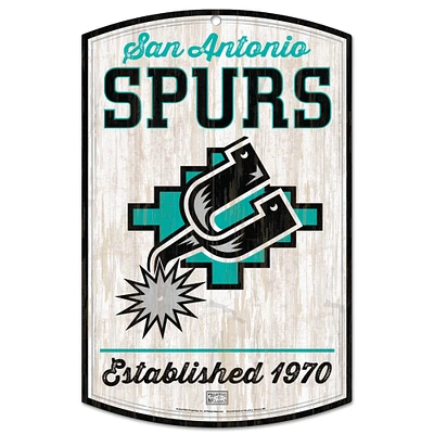WinCraft San Antonio Spurs 11'' x 17'' Hardwood Classics Decorative Sign