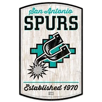 WinCraft San Antonio Spurs 11'' x 17'' Hardwood Classics Decorative Sign