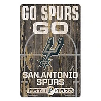 WinCraft San Antonio Spurs 11'' x 17'' Slogan Wood Sign