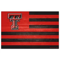 WinCraft Texas Tech Red Raiders 11'' x 17'' Americana Wood Sign