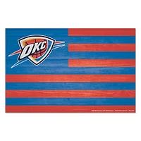 WinCraft Oklahoma City Thunder 11'' x 17'' Americana Wood Sign