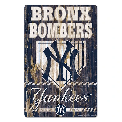 WinCraft New York Yankees 11'' x 17'' Slogan Wood Sign