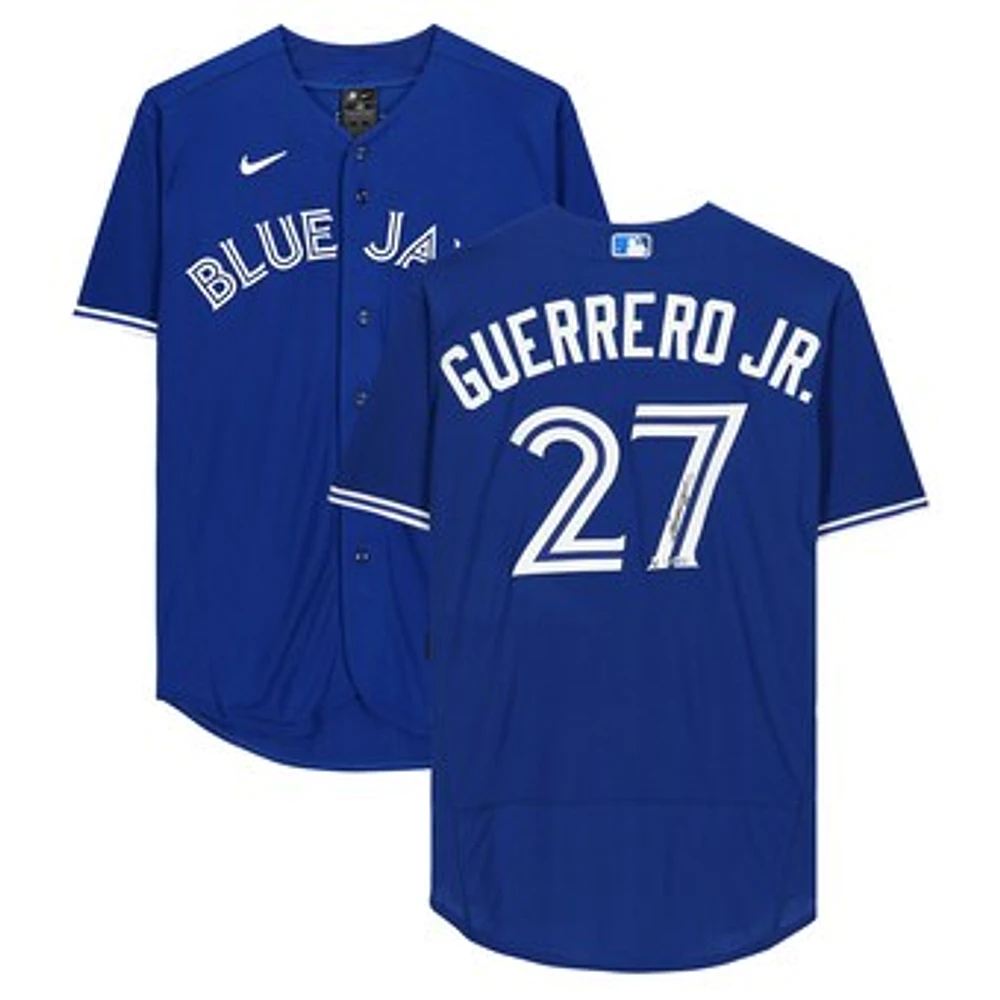 Vladimir Guerrero Jr. Royal Toronto Blue Jays Autographed Nike Authentic Jersey