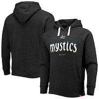 Men's Sportiqe Black Washington Mystics 25th Anniversary Olsen Tri-Blend Raglan Pullover Hoodie