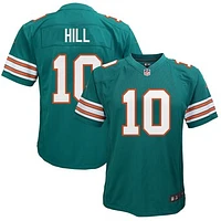 Youth Nike Tyreek Hill Aqua Miami Dolphins Game Jersey