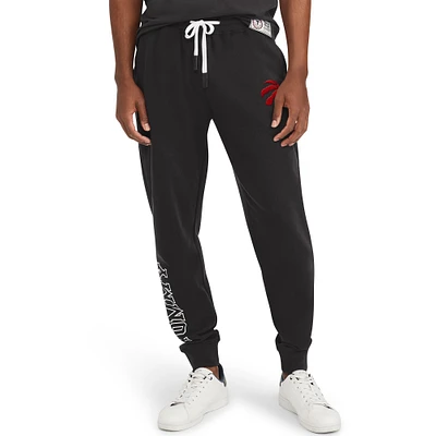 Men's Tommy Jeans Black Toronto Raptors Carl Bi-Blend Fleece Jogger Pants