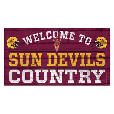 WinCraft Arizona State Sun Devils 13''x 24'' Country Wood Sign