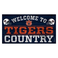 WinCraft Auburn Tigers 13''x 24'' Country Wood Sign