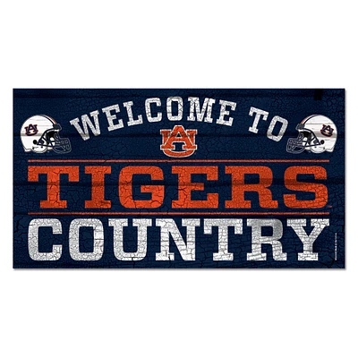 WinCraft Auburn Tigers 13''x 24'' Country Wood Sign