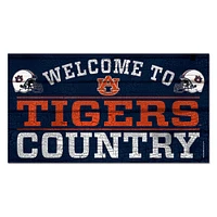 WinCraft Auburn Tigers 13''x 24'' Country Wood Sign
