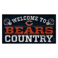 WinCraft Chicago Bears 13''x 24'' Country Wood Sign