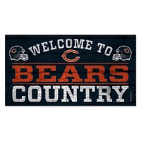 WinCraft Chicago Bears 13''x 24'' Country Wood Sign
