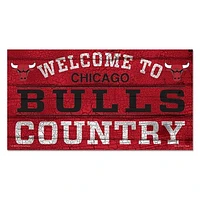WinCraft Chicago Bulls 13''x 24'' Country Wood Sign