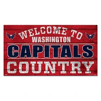 WinCraft Washington Capitals 13''x 24'' Country Wood Sign