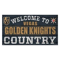 WinCraft Vegas Golden Knights 13''x 24'' Country Wood Sign