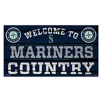 WinCraft Seattle Mariners 13''x 24'' Country Wood Sign