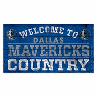 WinCraft Dallas Mavericks 13''x 24'' Country Wood Sign