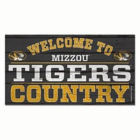 WinCraft Missouri Tigers 13''x 24'' Country Wood Sign