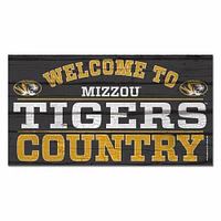 WinCraft Missouri Tigers 13''x 24'' Country Wood Sign