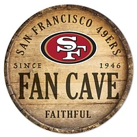 WinCraft San Francisco 49ers 14'' Circular Wood Sign