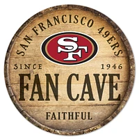 WinCraft San Francisco 49ers 14'' Circular Wood Sign