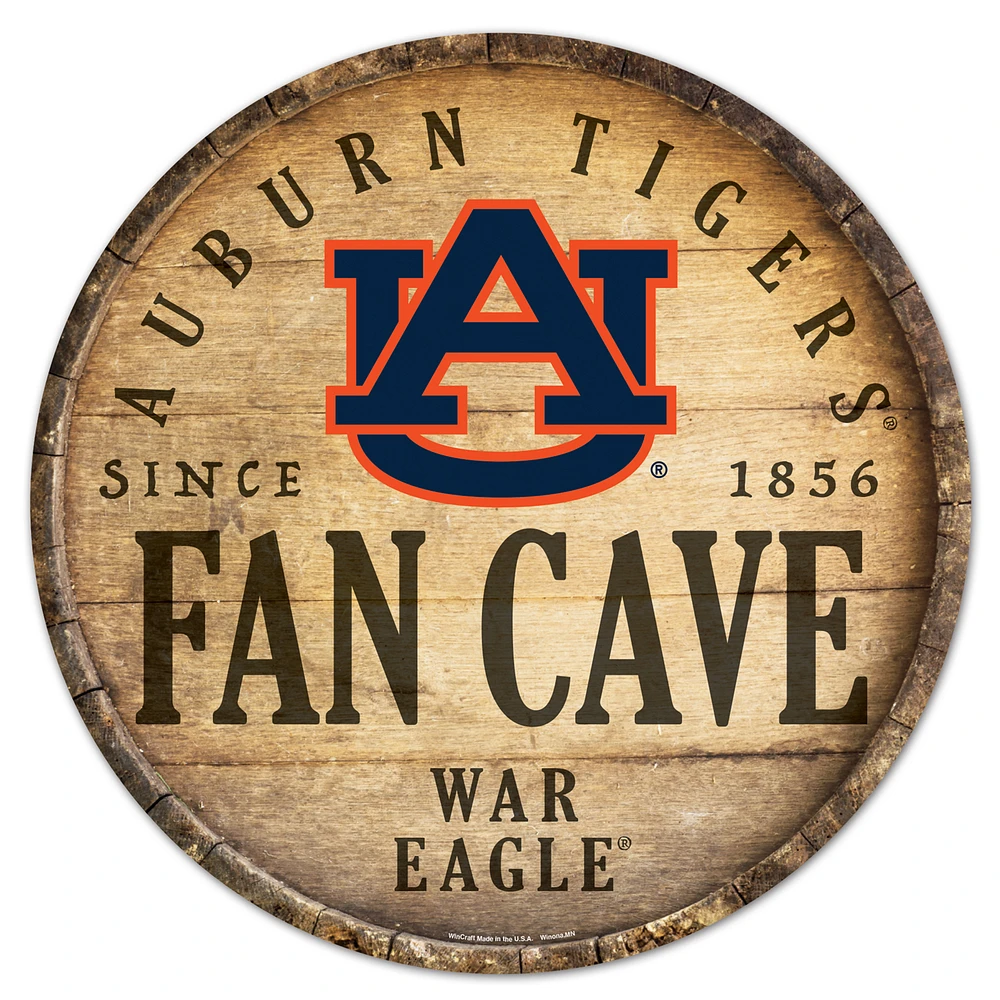 WinCraft Auburn Tigers 14'' Circular Wood Sign