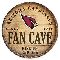 WinCraft Arizona Cardinals 14'' Circular Wood Sign