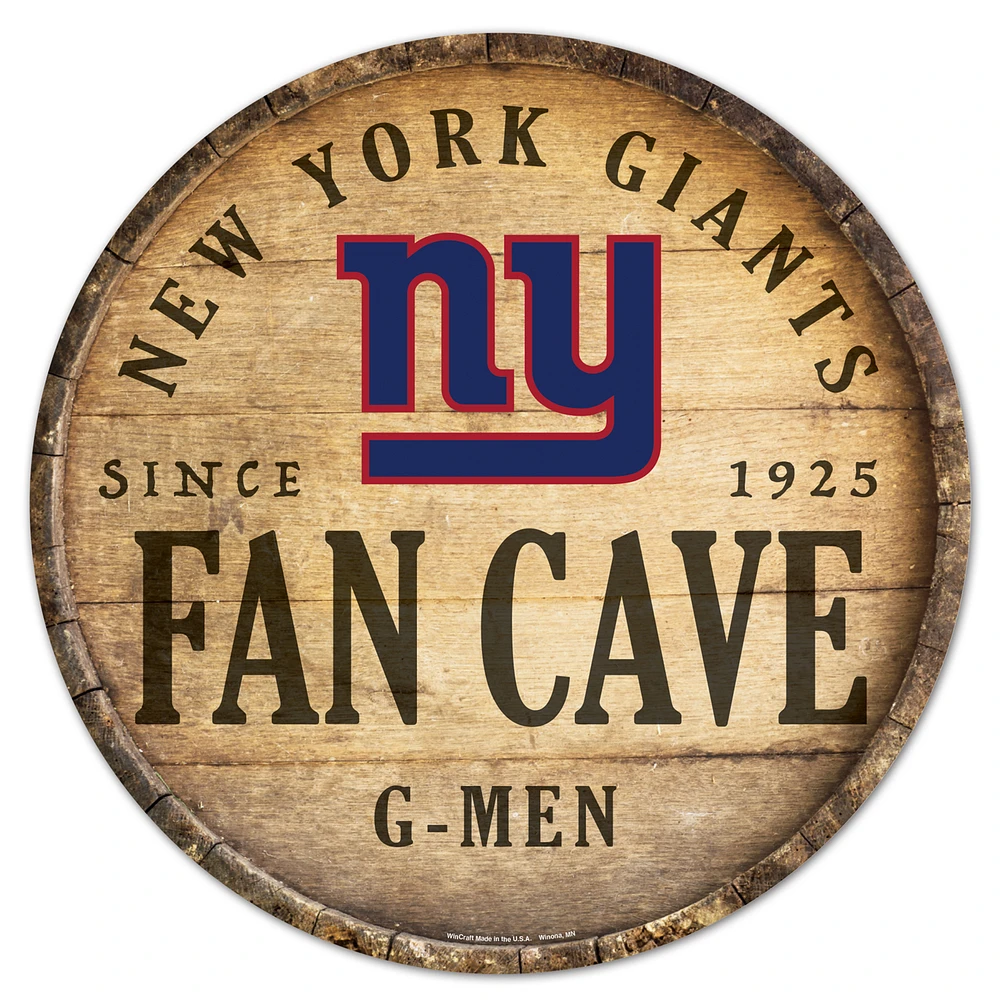 WinCraft New York Giants 14'' Circular Wood Sign