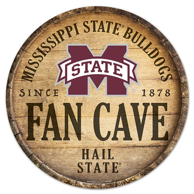 WinCraft Mississippi State Bulldogs 14'' Circular Wood Sign