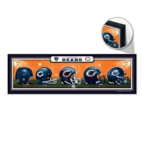 WinCraft Chicago Bears 9" x 30" Helmet Horizontal Wood Sign