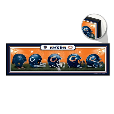 WinCraft Chicago Bears 9" x 30" Helmet Horizontal Wood Sign