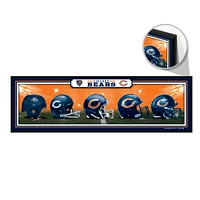 WinCraft Chicago Bears 9" x 30" Helmet Horizontal Wood Sign