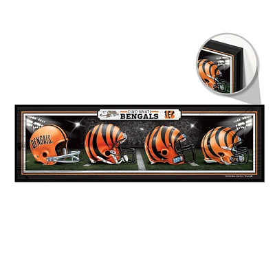 WinCraft Cincinnati Bengals 9" x 30" Helmet Horizontal Wood Sign