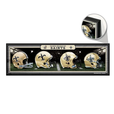 WinCraft New Orleans Saints 9" x 30" Helmet Horizontal Wood Sign